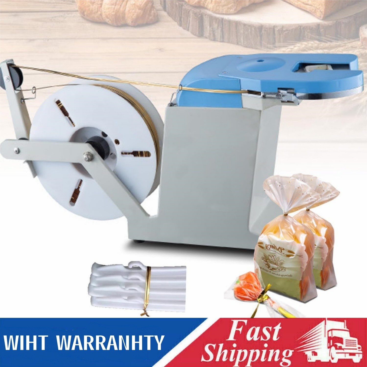 Twist Tie Machine Electric Semi Automatic Manul Candy Bag Closure 40 Ties Na