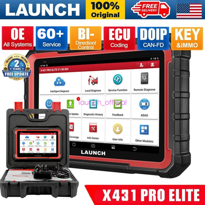 #ad 2026 LAUNCH X431 PRO Elite V PRO5 OBD2 Scanner Car Diagnostic Tool Key Coding $599.00