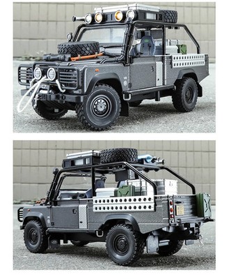 1/24 Land Range Rover Defender 110 Tomb LE Pickup Alloy Car Model