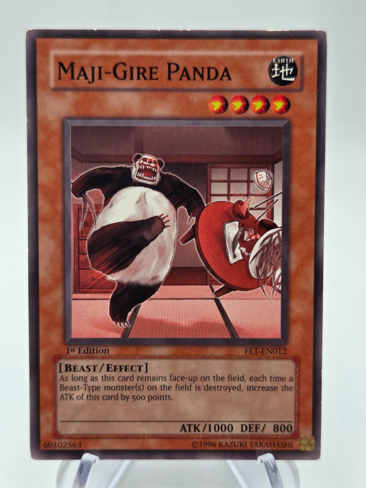 Maji-Gire Panda FET-EN012 YuGiOh Flaming Eternity trading card — raw and PSA graded price guide