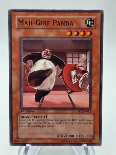Maji-Gire Panda FET-EN012 card