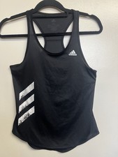 adidas AEROREADY Women's Running Tank Top Black XS Breathable Lightweight