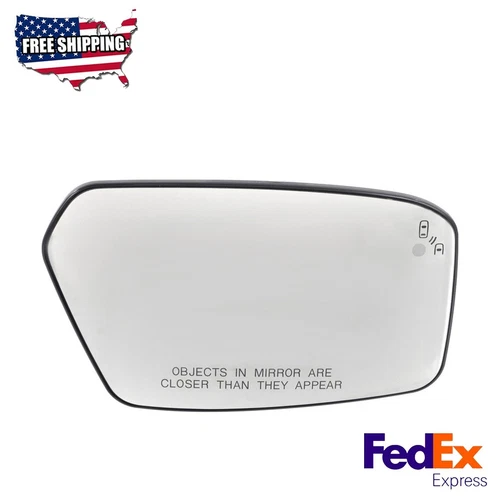 Mirror Glass Passenger Side Fits 2010-2012 Ford Fusion Lincoln MKZ Mercury Milan