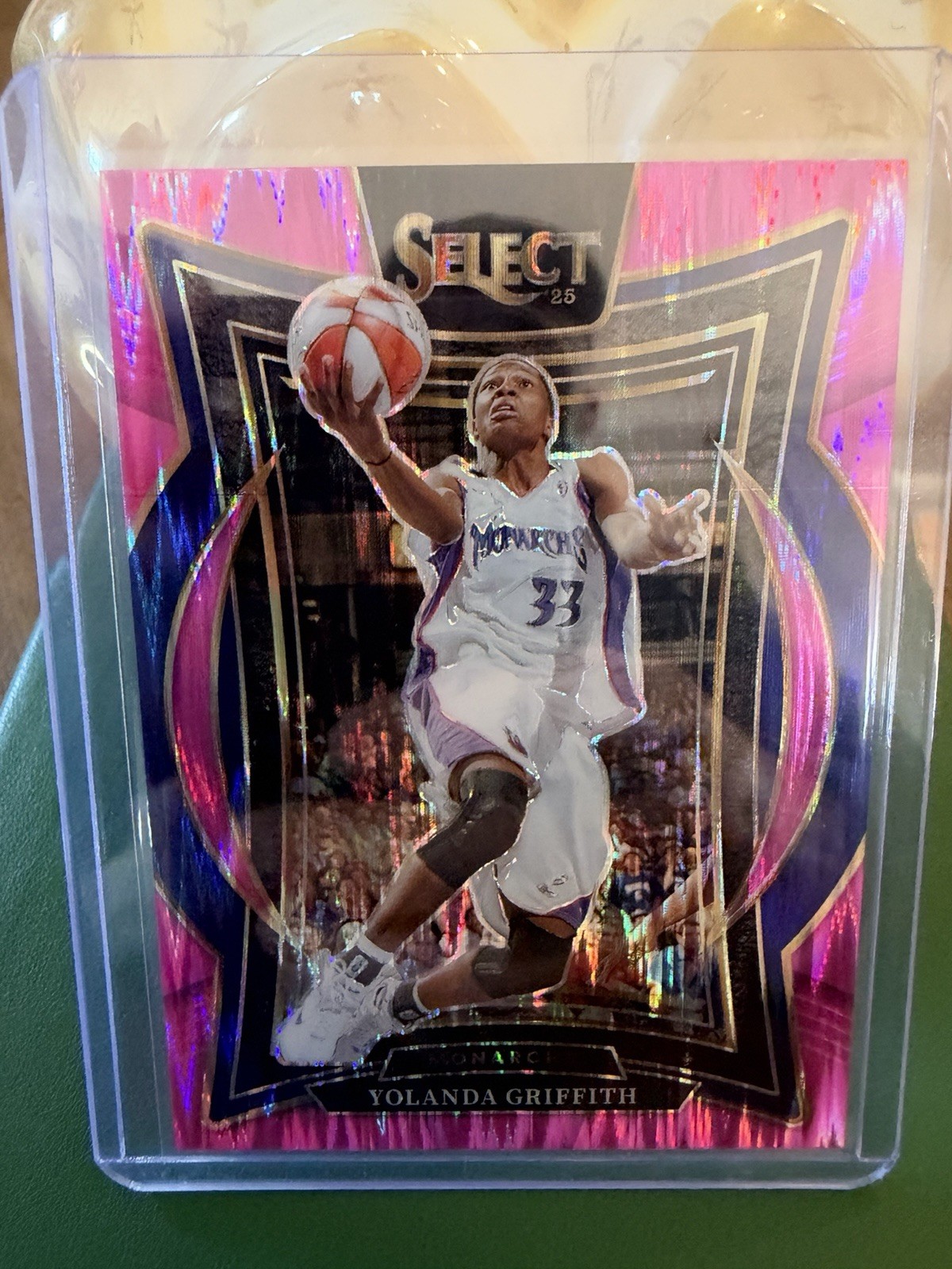 2025 Panini Select WNBA - Concourse Yolanda Griffith #54 Pink Flash Prizm