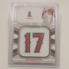 Topps 2022 Series 1 Shohei Ohtani Jersey Medallion Angels #JNM-SO Baseball