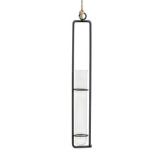 Hanging Flower Pot Glass Planter Bulb Vase Arrangement Holder Desktop