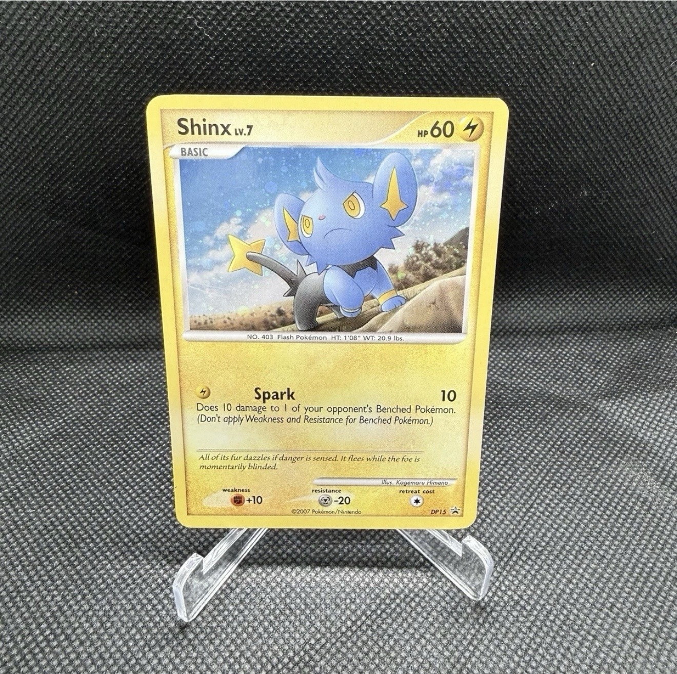 MP Shinx DP15 Black Star Promo Holo Rare Pokemon card English 2007