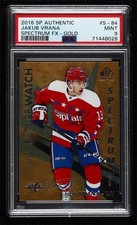 2016-17 SP Authentic Spectrum Gold 39/50 Jakub Vrana #S-84 PSA 9 MINT 0ll