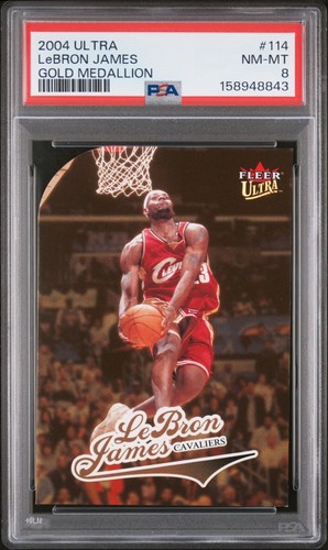 LeBron James [Gold Medallion] #114 2004 Ultra card