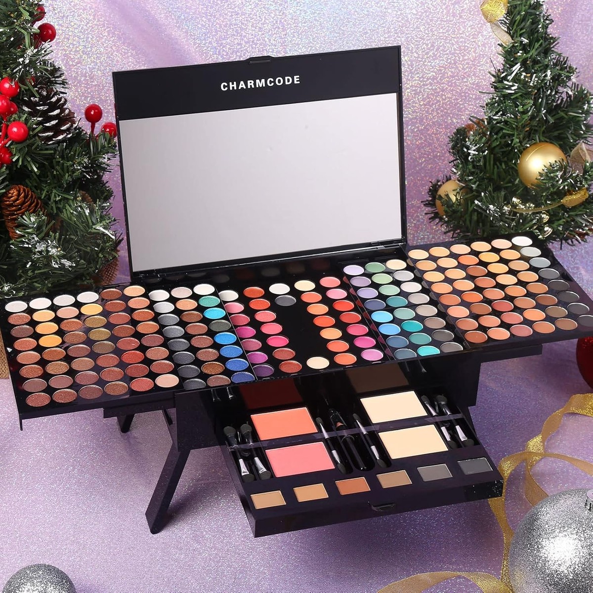 190 Colors Cosmetic Make up Palette Set Kit Combination with