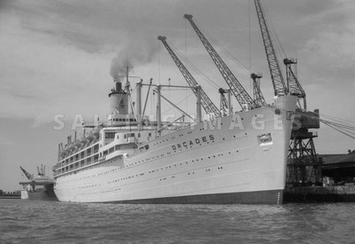 SS Orcades - P&O Line - 5x7'' Druck auf Perlenpapier