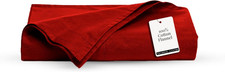 Queen Cotton Flannel Flat Sheet Only 170-GSM - Oversized 112 X 106 Inch Dimensio