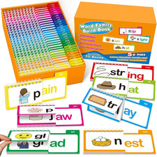 Word Family Build Book 30 Read and Rhyme Flip Books Sight Words Flash Cards