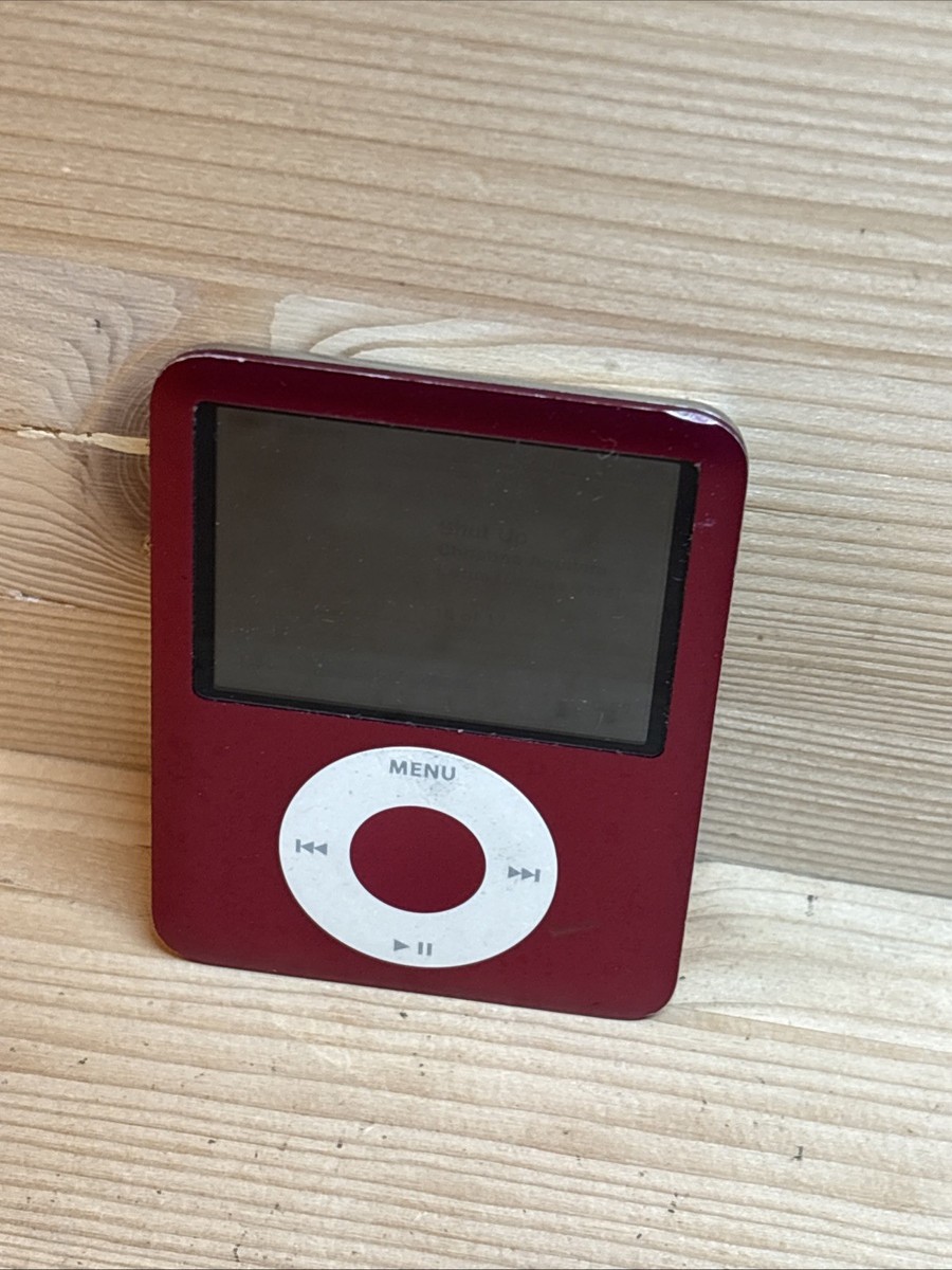 Apple iPod Nano 3rd Generation 8GB - Product Red - A1236 - 414
