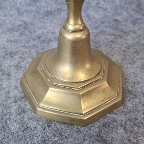 Brass Vtg 3 Taper Candle Holder Candelabra 11½" Tall Converts to Single Candle - Picture 5 of 9
