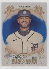 2021 Topps Allen & Ginter Chrome Blue Refractor 47/150 Willi Castro #189 6q5