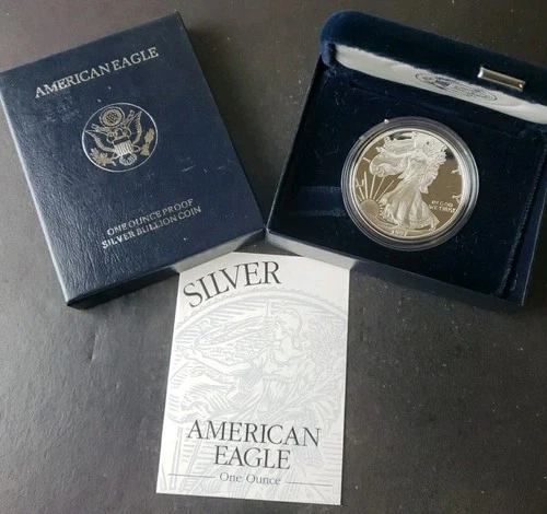 1997 P Proof $1 American Silver Eagle Dollar