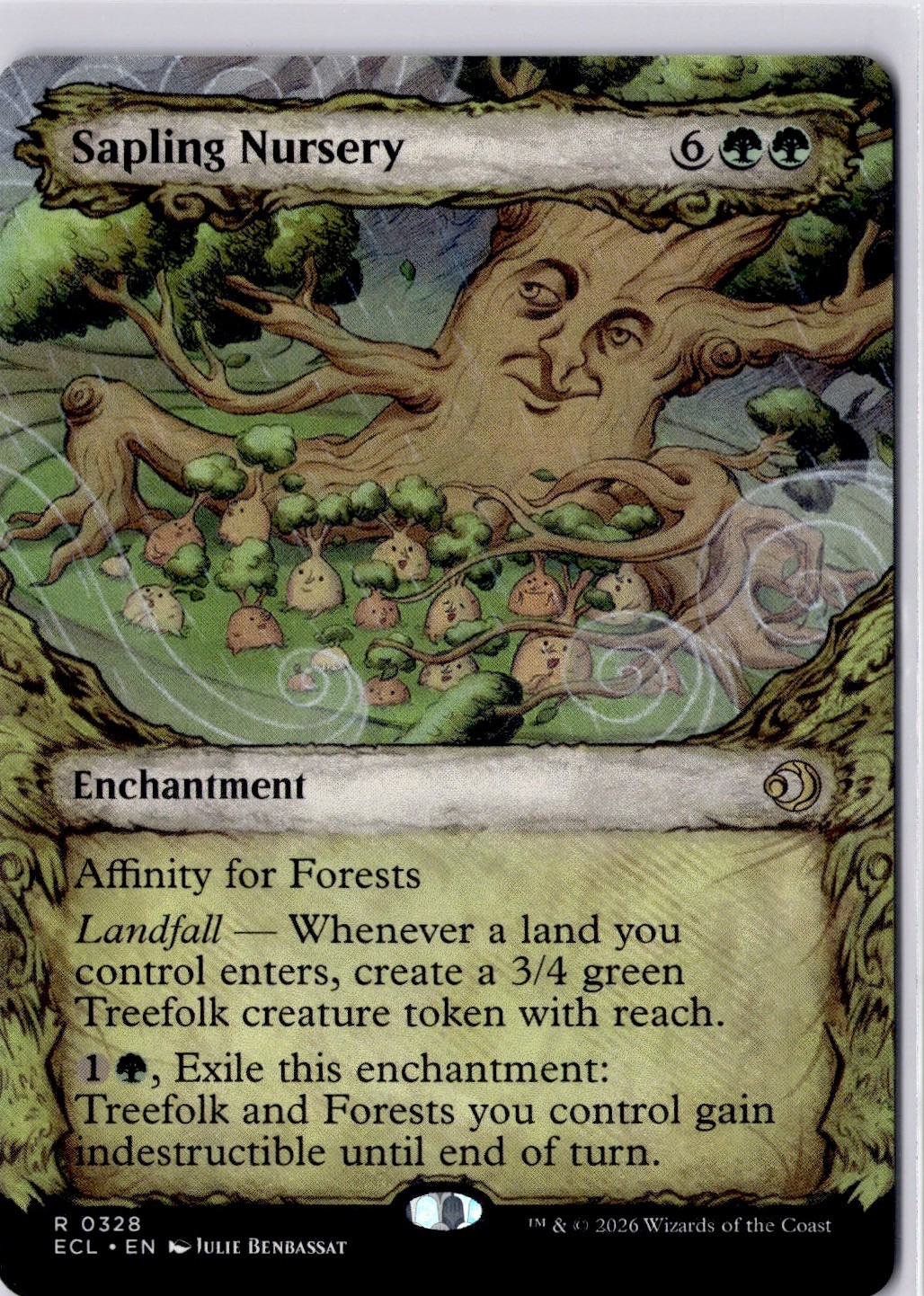 Sapling Nursery (Showcase) Lorwyn Eclipsed Regular NM R 0328
