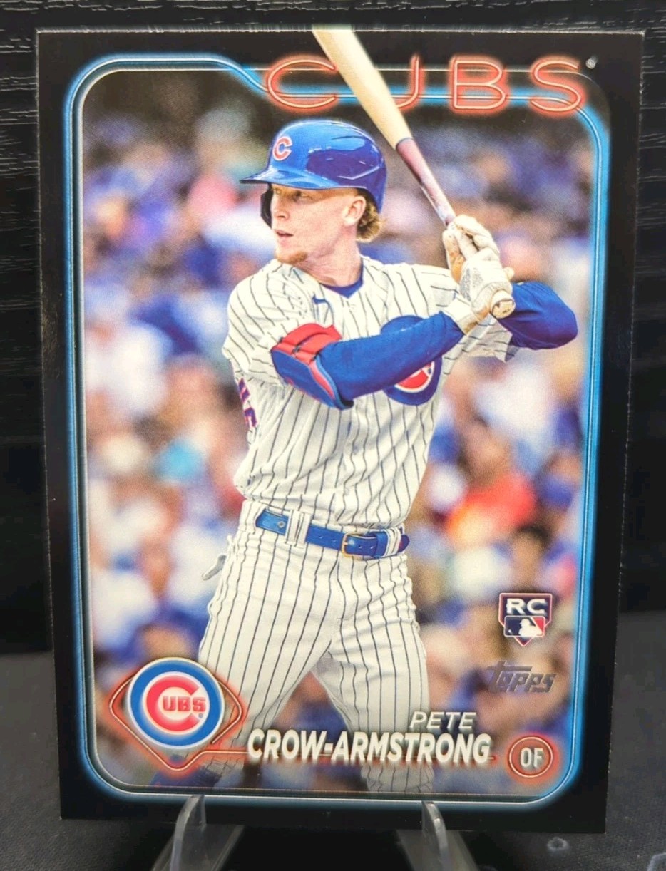 2024 Topps Series 2 Pete Crow-Armstrong Rookie Black /73 SSP (RC) Cubs #407
