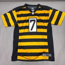 Pittsburgh Steelers Jersey Boys XL Yellow Bumblebee Nike Rothlisberger Throwback