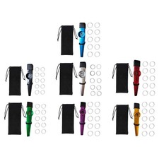 Kids Kazoo Flute Musical Instrument Portable Music Accompaniment with Diaphragms