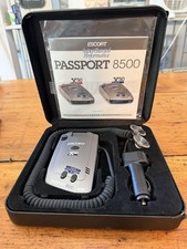 Escort Passport 8500 X50 Radar/Laser Detector Audio/Visual Mute w/ Case Kit