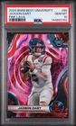 JAXSON DART /100 PINK LAVA 2024 Bowman Best U #69 Refractor  NYG GEM PSA 10