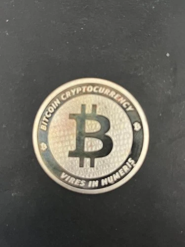 Bitcoin 2018 Golden State Mint 1oz .999 SILVER ROUND  BU