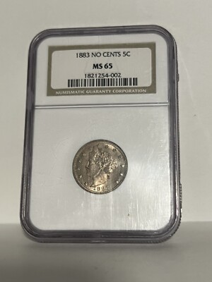 1883 NO CENTS LIBERTY V NICKEL GRADED NGC MS 65 | eBay