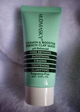 New Mudmasky Vitamin-A Booster French Clay Mask Travel Size 0.5fl oz/15ml