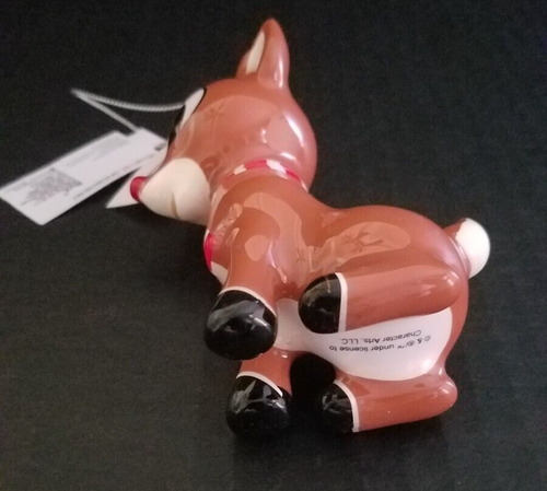 Ruz Character Arts RUDOLPH RED NOSED REINDEER 4" Ornament - Imagen 6 de 9