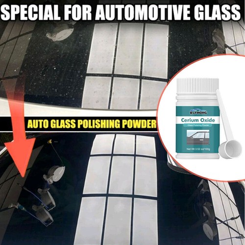 100g Deep Scratch Remover Repair Glass Polishing Kit Cerium Oxide Powder Clearn - Picture 10 of 12
