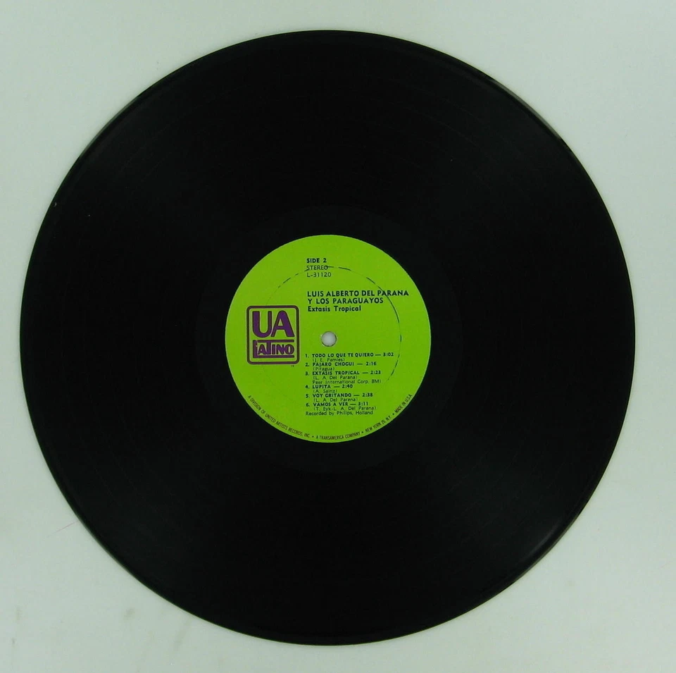 LOS PARAGUAYOS Luis Alberto del Parana Y UA LATINO 1972 Latin Salsa Funk RARE LP - Image 3 of 3