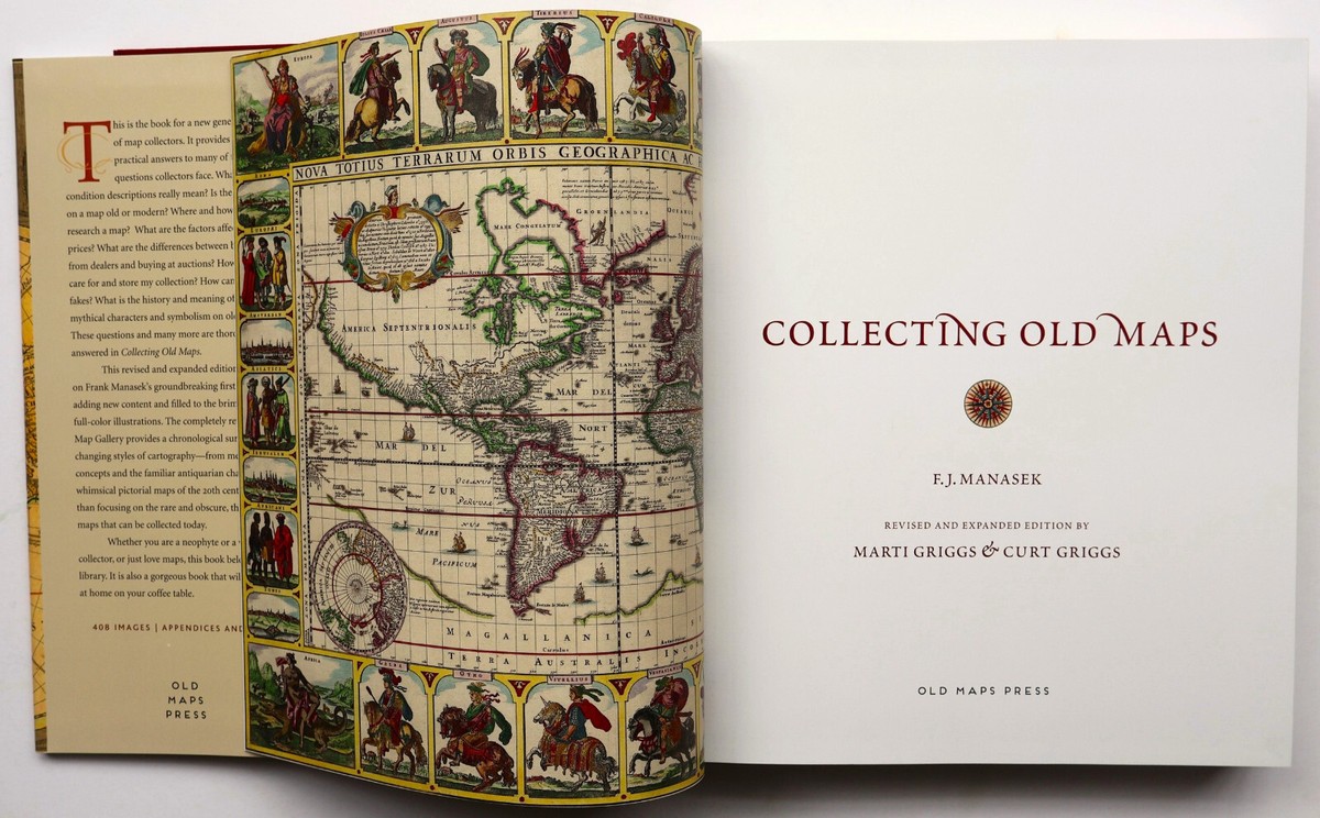 Collecting Old Maps - Antique Map Reference Book - Manesek 2015