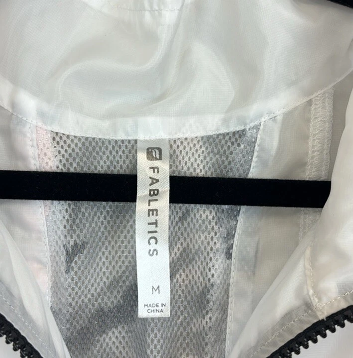 fabletics lakeland zip up sheer athletic jacket