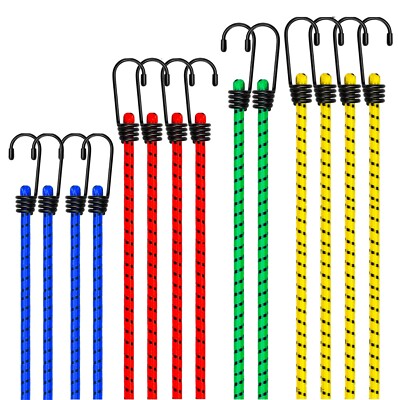 10x Expander mit Haken - Gepäckspanner - Spanngurte Extra Stark - Spanngummis