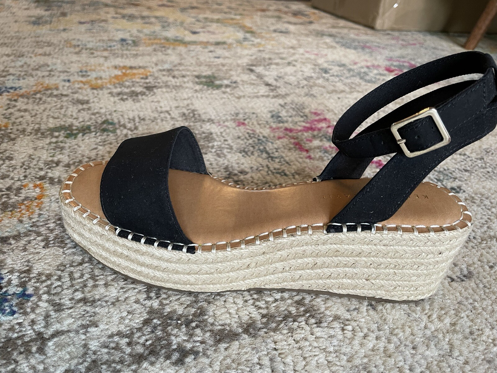 Kelly u0026 Katie Faydrena Espadrille Wedge Sandal 9.5 NIB | eBay