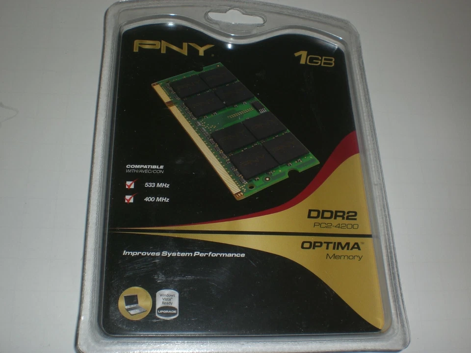 PNY 1 GB DDR2 PC2-4200 OPTIMA MEMORY - Image 2 of 4