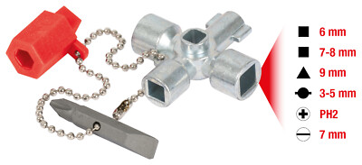 Mini-Schaltschrankschlüssel, 42mm - KS Tools 130.1010