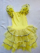 Weissman Dance Costume Size SC 4 Years Style 5575 RN 64830 Small/Med Sequins.