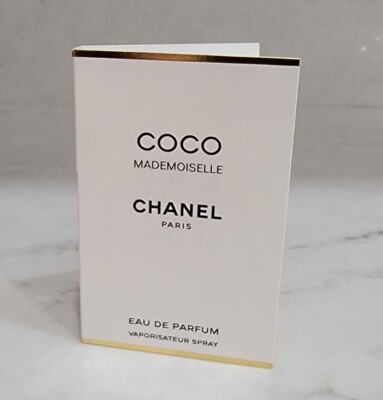 Coco Mademoiselle Eau De Parfum Perfume Sample Vial Travel 1.5 Ml/0.05 Oz 