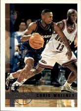 1997 topps #176 NBA Chris Whitney card
