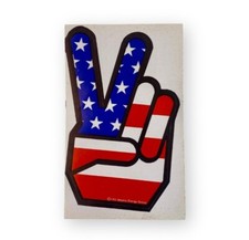 1969 Peace Sign NOS Vtg Sticker - American Fl...