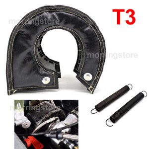 T4 Vulcan Titanium Custom Fit Turbo Charger Heat Shield Blanket Made In - Foto 7