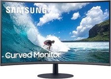 SAMSUNG 32-inch T55 Series - 1000R Curved Monitor: 75Hz, 4ms, 1080p LC32T550FDN