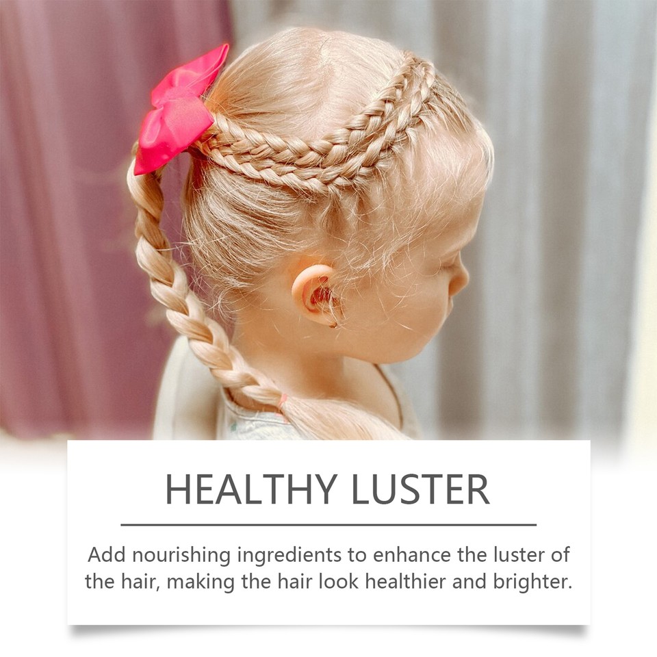 Kids Hair Gel Builtin Comb Kids Slick Styling Cream Moisturizing Hair