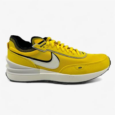 Nike Waffle One SE Tour Yellow Sail Black Mens Athletic Sneaker