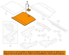 FORD OEM 16-17 MKX Rear Body Floor Interior T...