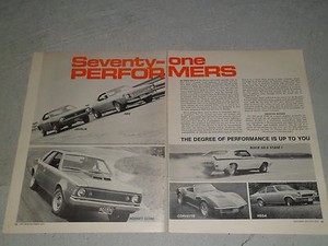 1971 NEW CAR, AMC, BUICK CHEVY, DODGE FORD MERCURY OLDS PLYMOUTH PO AD