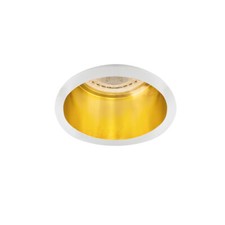 Kanlux Spag D White Gold Ceiling Recessed Spotlight Downlight GU10 